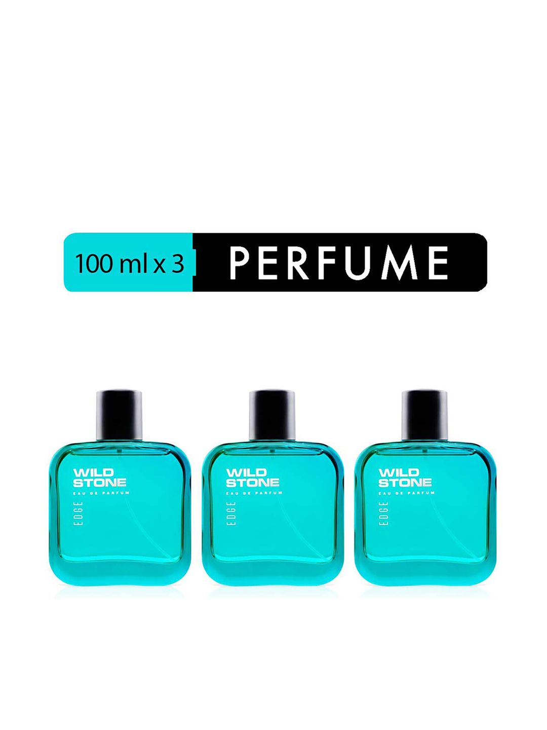 Wild Stone Men Pack Of 3 Eau De Parfum Edge Perfume 300 ml