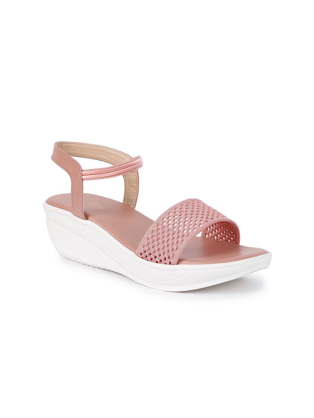 ZAPATOZ Women Pink Solid Wedges Price in India