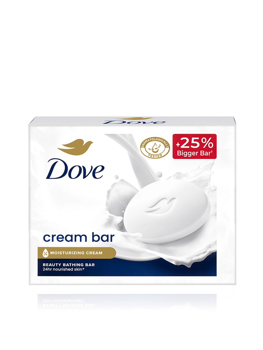 Dove Set of 3 Cream Beauty Bathing Bar for Smooth & Glowing Skin - 125 g each