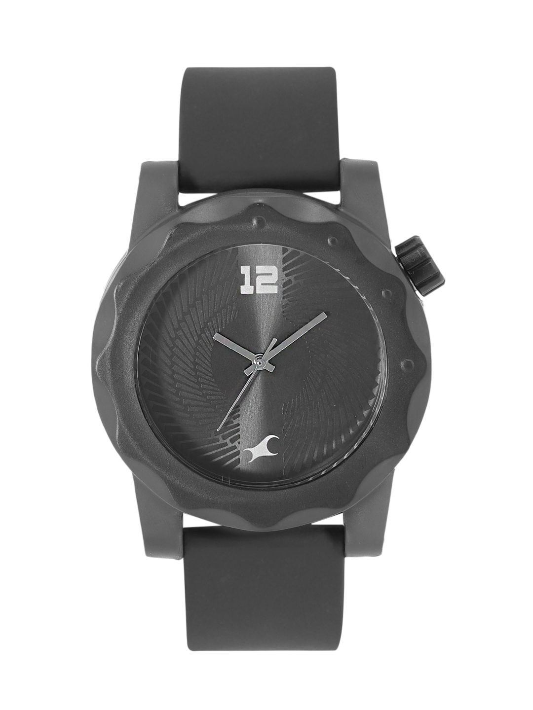 Fastrack Unisex Black Dial & Straps Textured Analogue Watch 38022PP03J Price in India