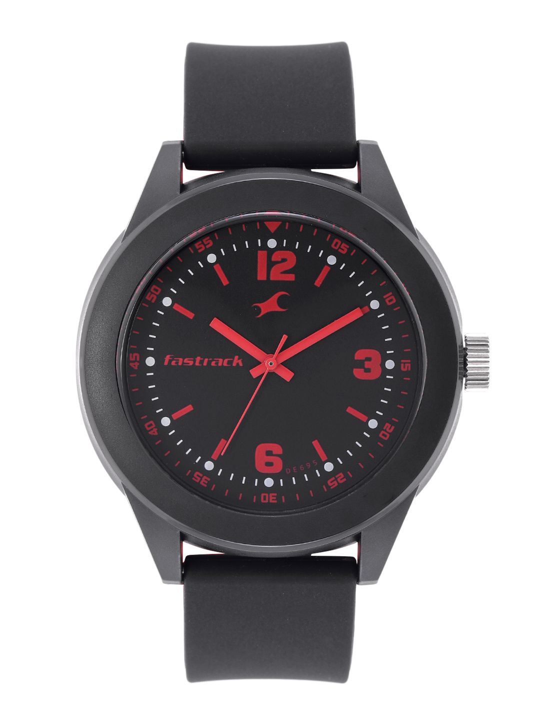 Fastrack Unisex Black Dial & Straps Analogue Watch 38003PP05J Price in India