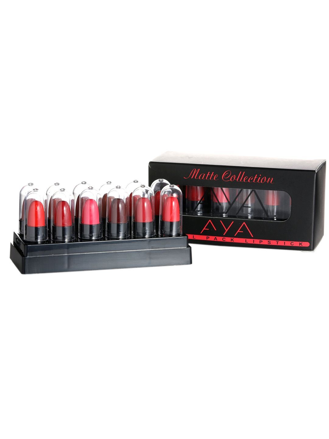 AYA Set Of 12 Super Matte Mini Lipstick Combo - 1.3 g each Price in India