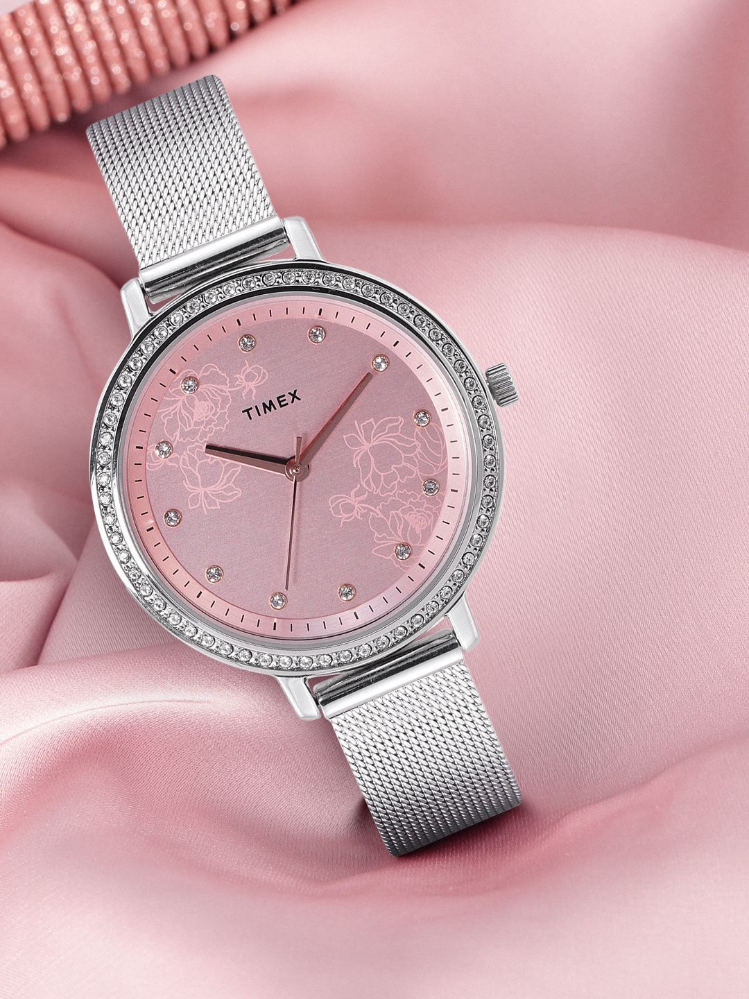 Timex Women Pink Analogue Watch - TWEL14700 Price in India
