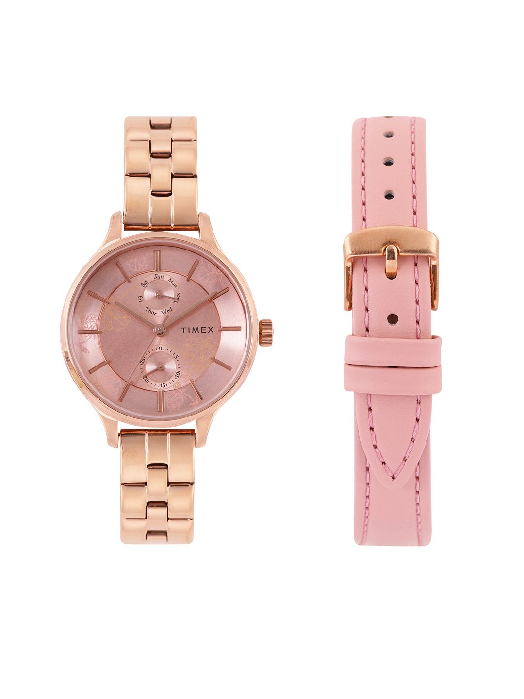 Timex Women Pink Analogue Watch TWEL14804 Price in India