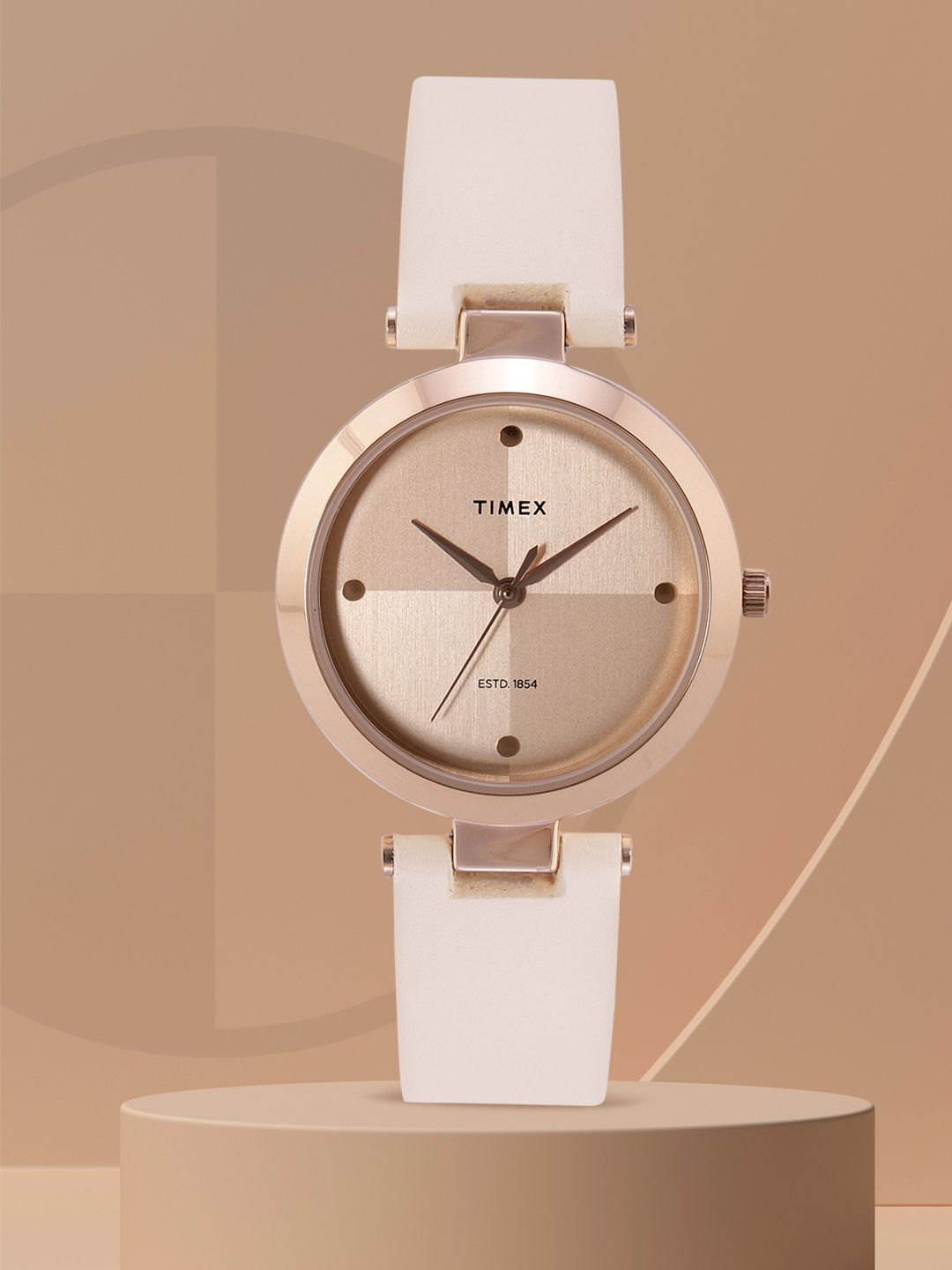 Timex Women Rose Gold-Toned Analogue Watch - TWEL11817 Price in India