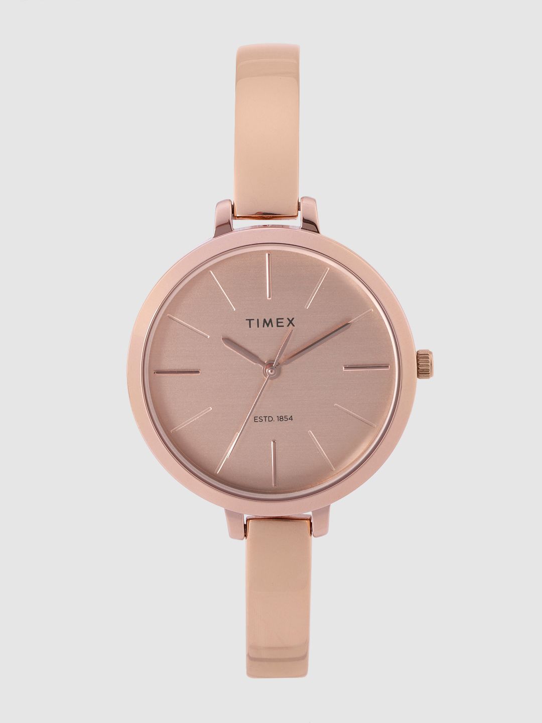 Timex Women Rose Gold-Toned Analogue Watch - TWEL12803 Price in India