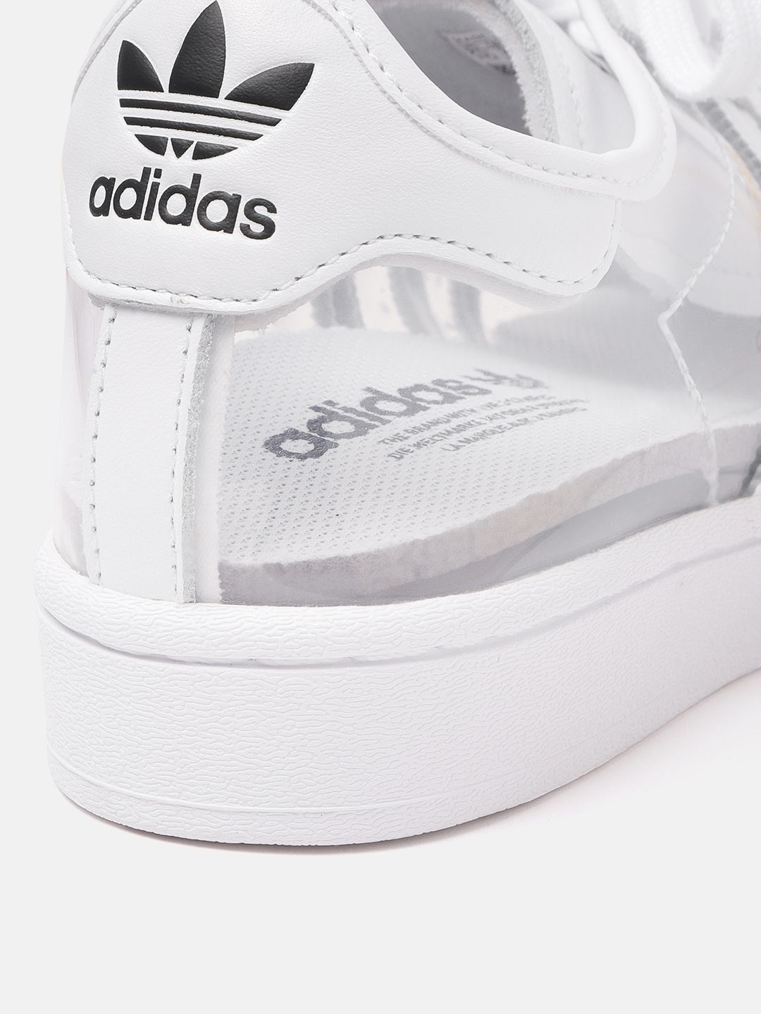 Buy ADIDAS Originals Men Transparent & White Textured Superstar Sneakers -  Casual Shoes for Men 13443618 | Myntra