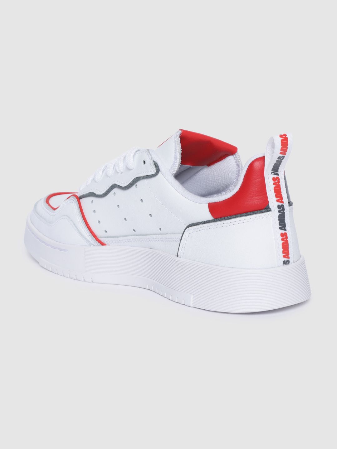 adidas gazelle silver green womens Adidas Supercourt Leather Sneakers White/White main image 0