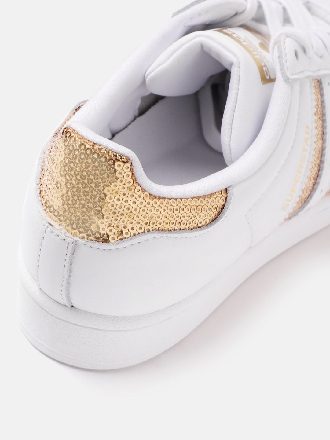 Buy ADIDAS Originals Women White & Gold-Toned Superstar Sneakers - Casual  Shoes for Women 13443700 | Myntra