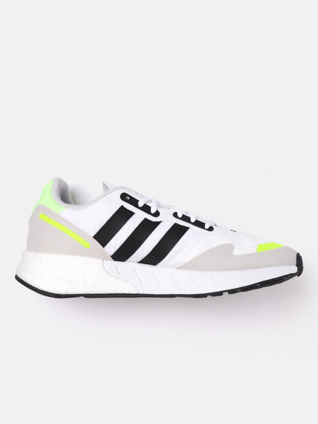 Buy ADIDAS Originals Men White & Grey Colourblocked ZX 1K Boost