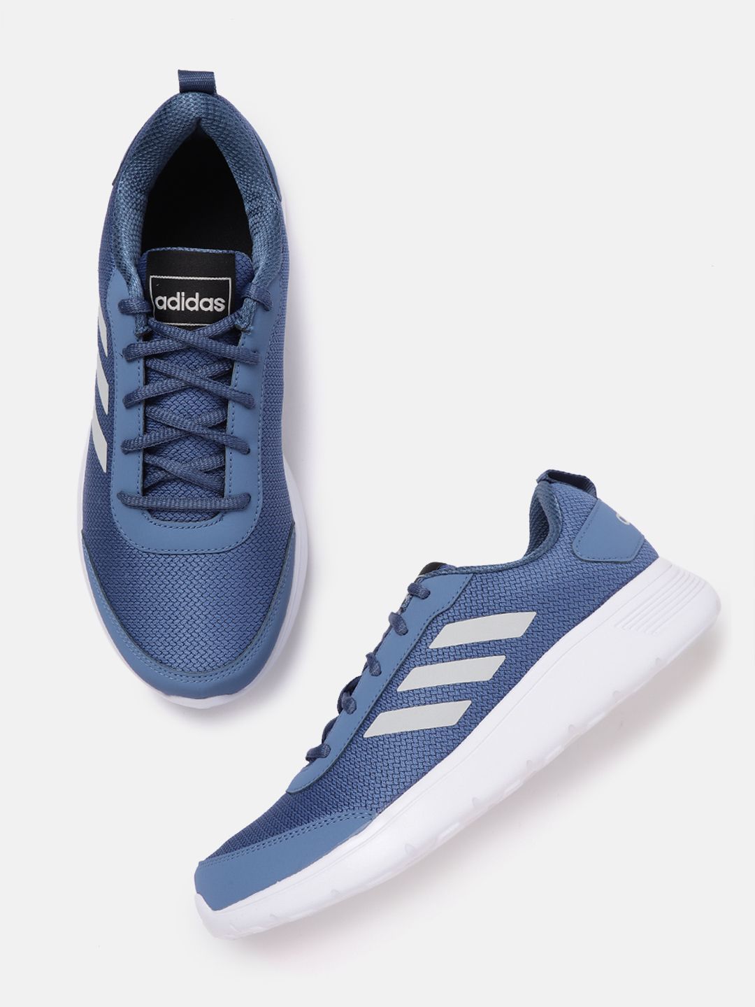ADIDAS Men Blue Solid Clear Factor Running Shoes