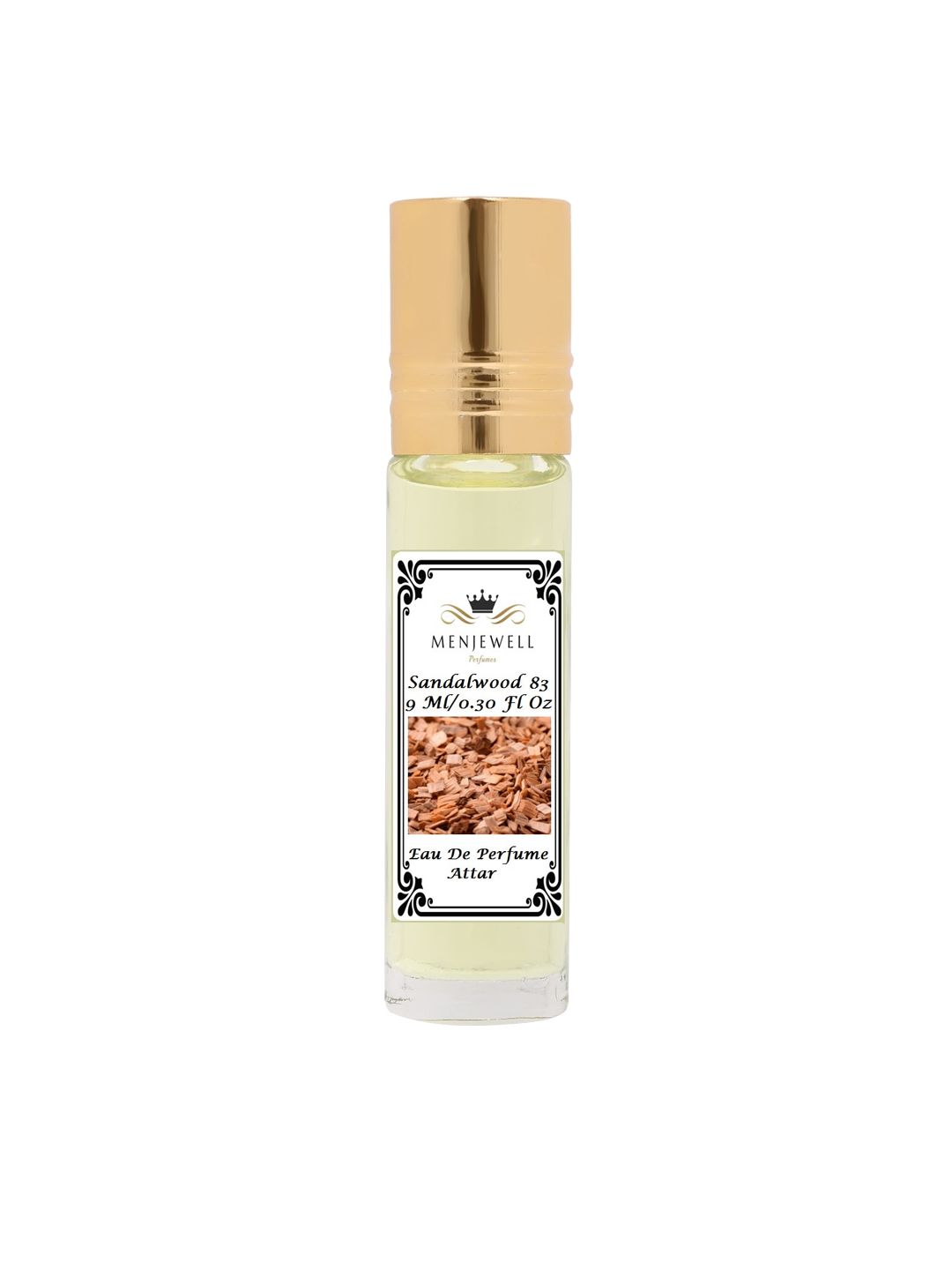 Menjewell Fragrances Woody Sandalwood Long Lasting Natural Attar Perfume 9ml Price in India