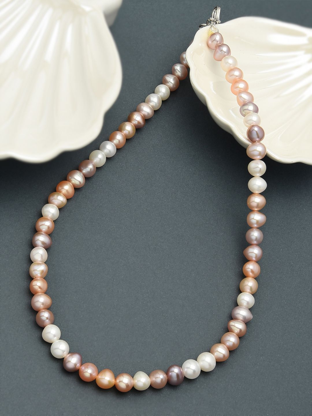 Zaveri Pearls Fresh Water Round Pearls 6-7 mm AAA+ Quality Necklace Price in India