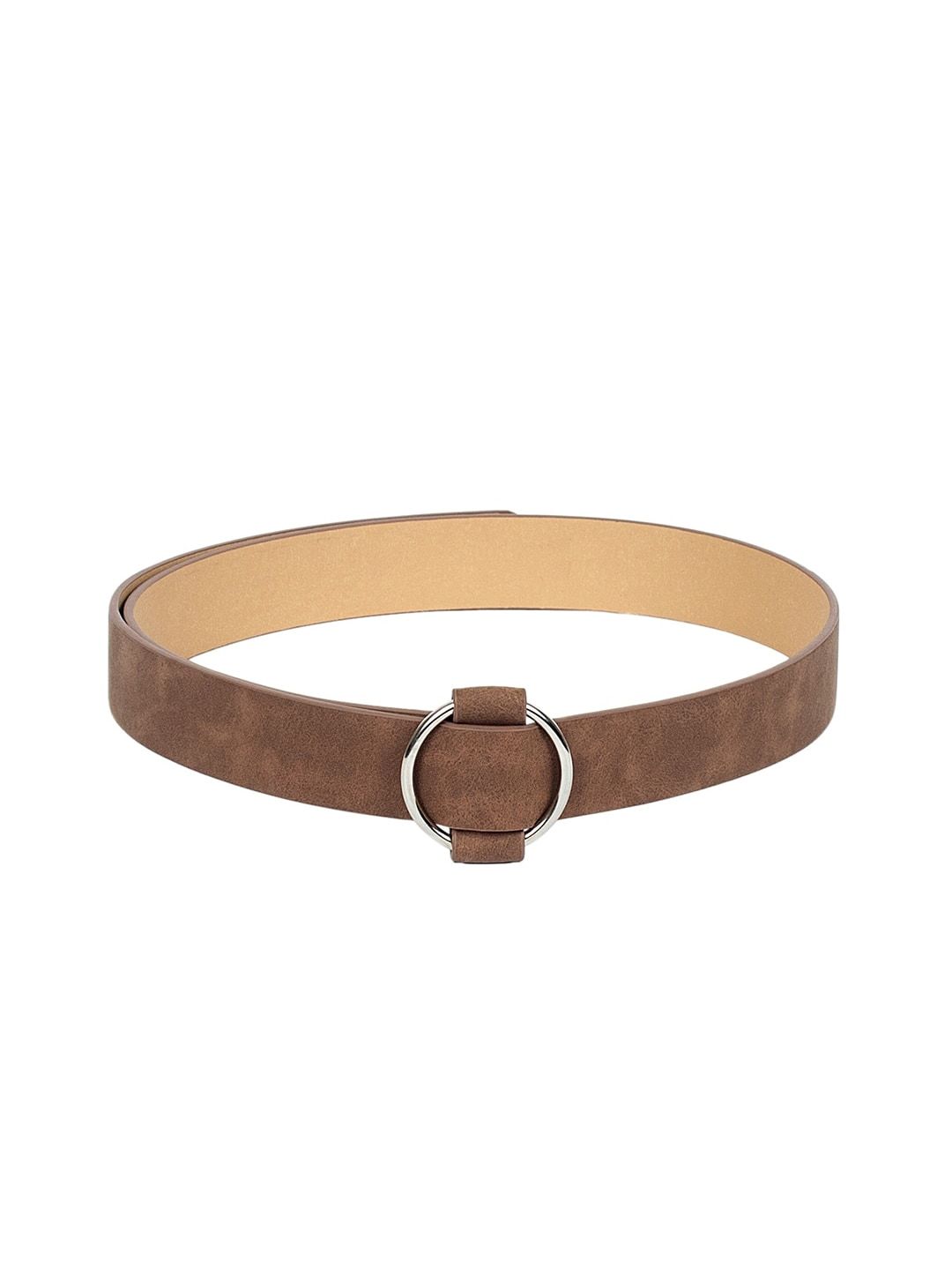 CRUSSET Women Brown Textured Belt Price in India