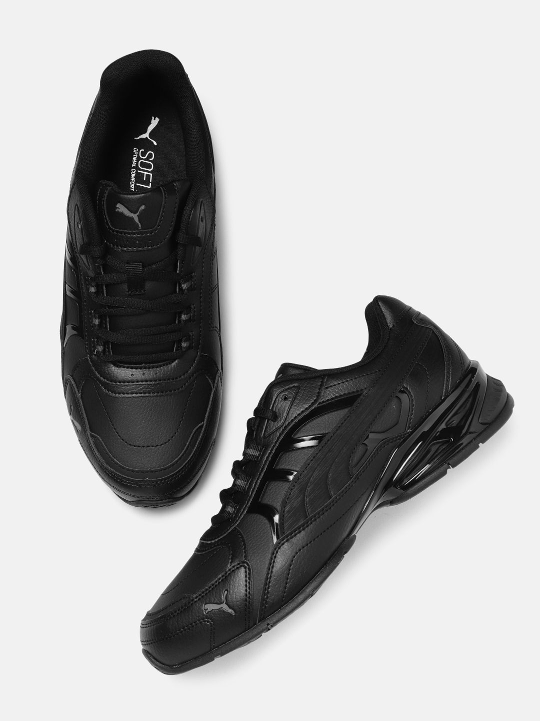 Puma Unisex Black Respin SL Sneakers