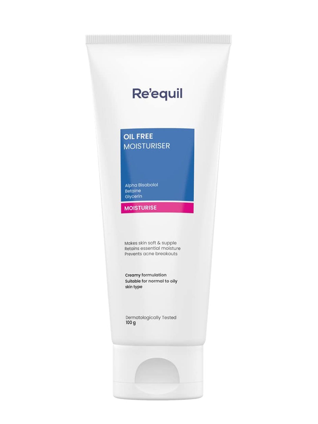 Reequil Oil Free Moisturiser for Normal, Oily & Combination Skin