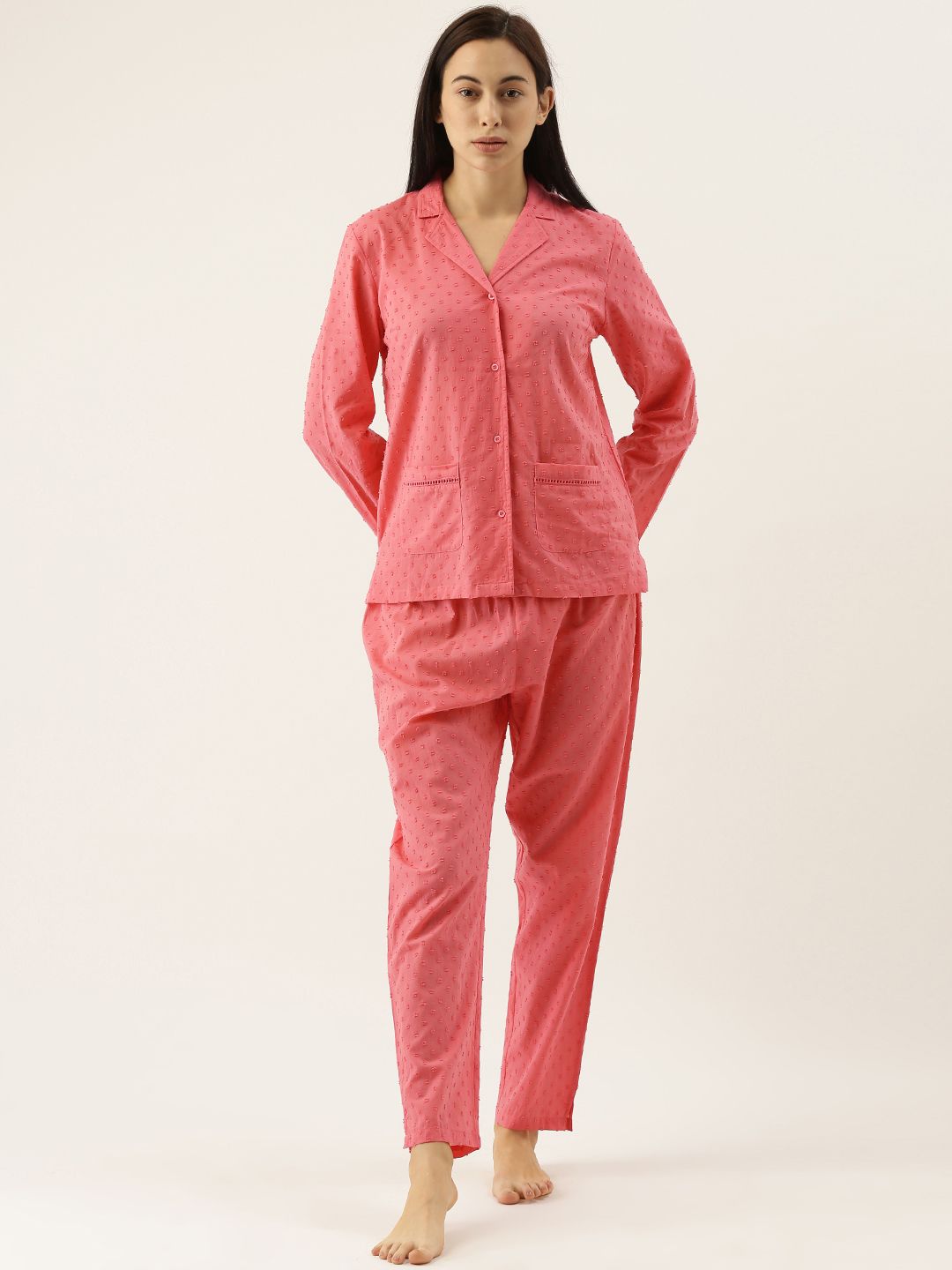 Slumber Jill Women Pink Night suit Price in India