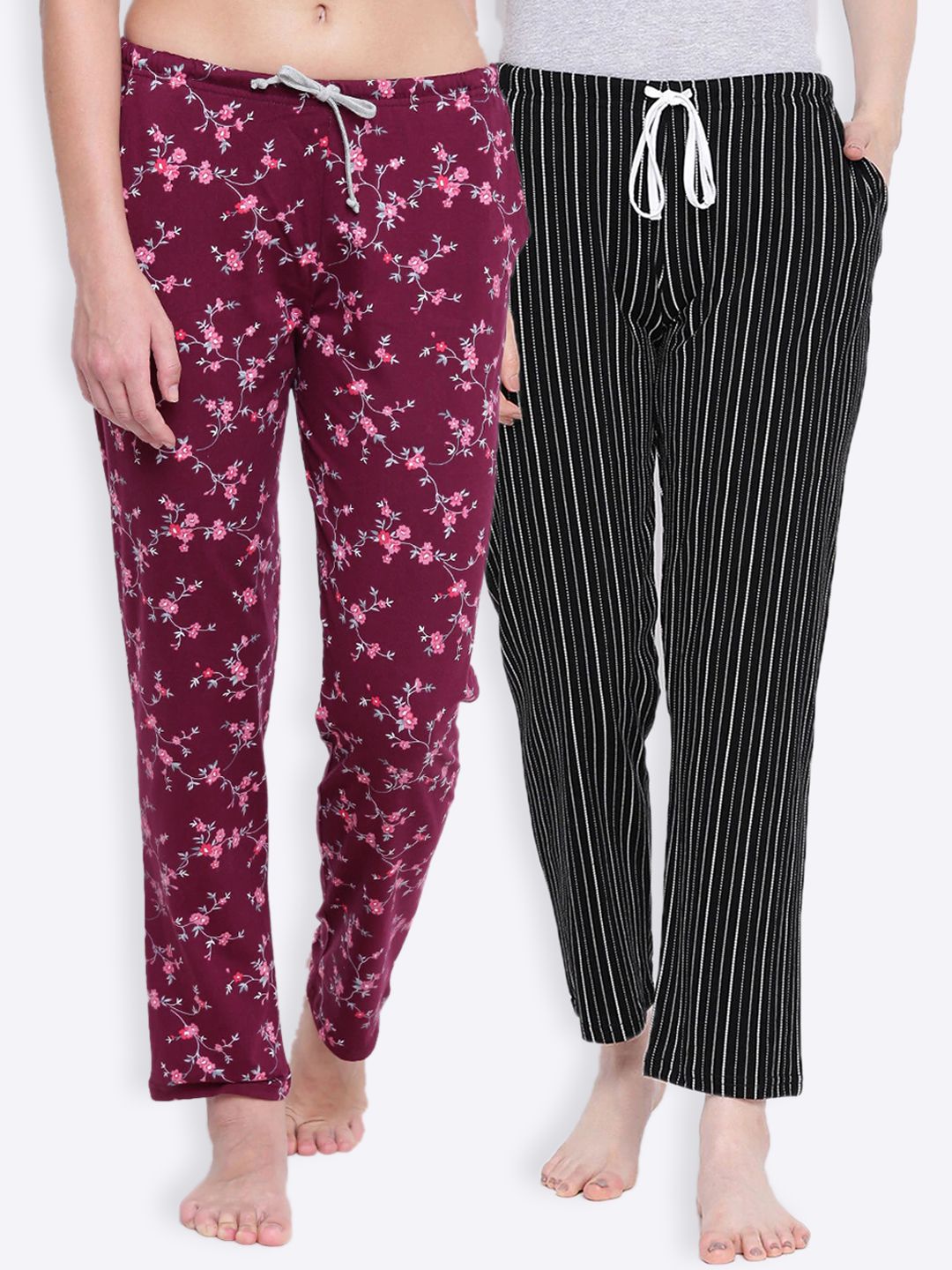 Kanvin Women Pack Of 2 Lounge Pants Price in India