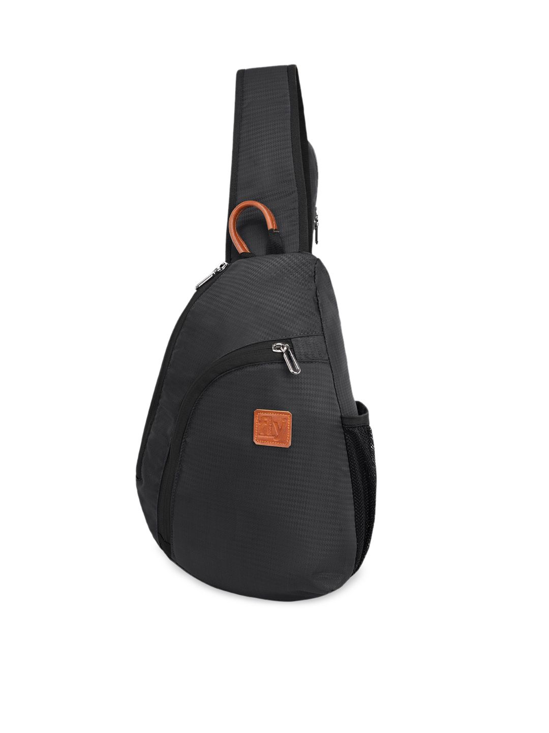 Fly Fashion Unisex Black Solid Backpack Price in India