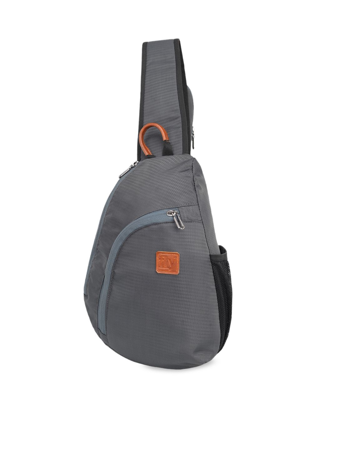 Fly Fashion Unisex Grey Solid Backpack Price in India