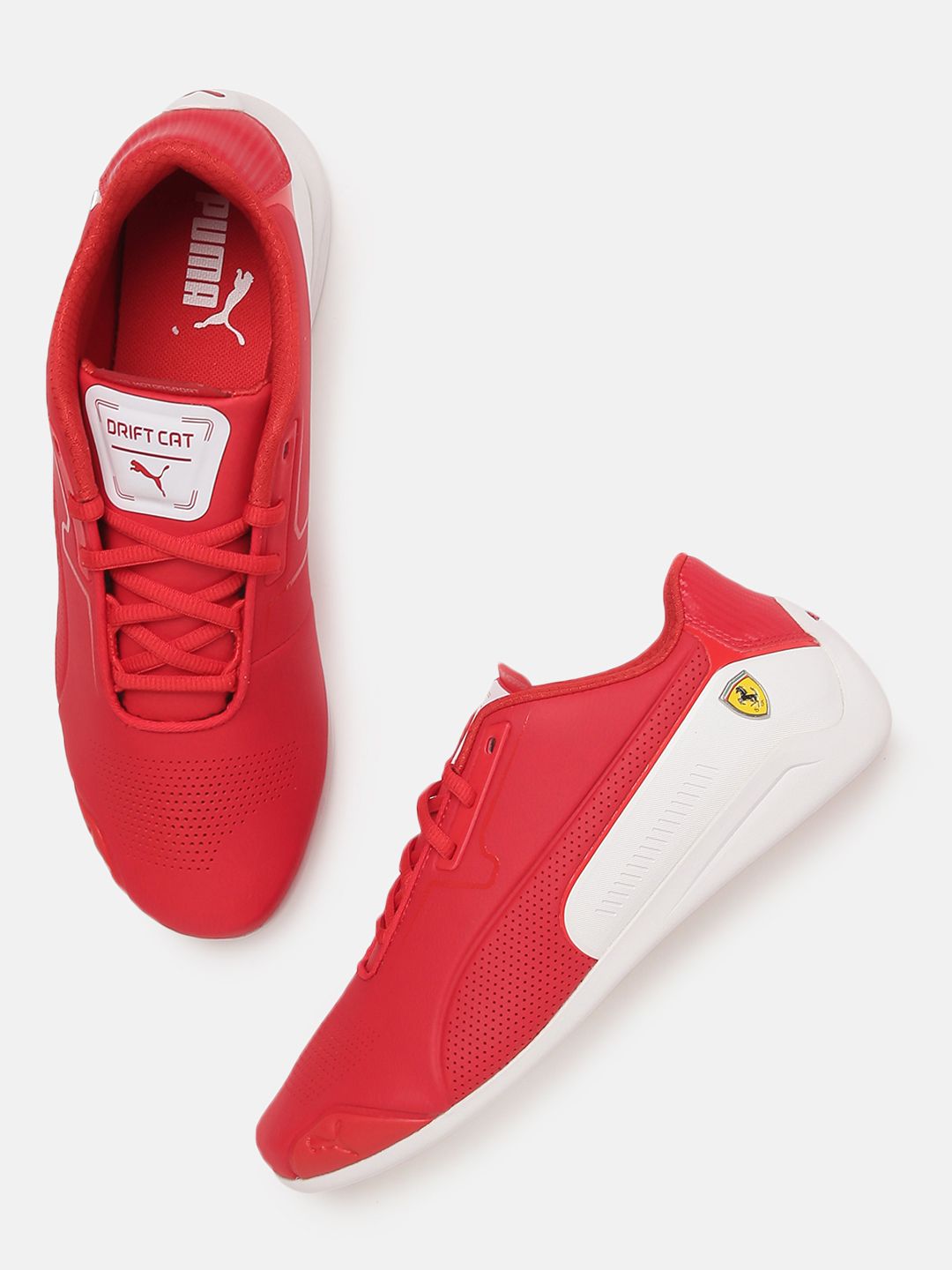 PUMA Motorsport Unisex Red Ferrari Drift Cat 8 Sneakers