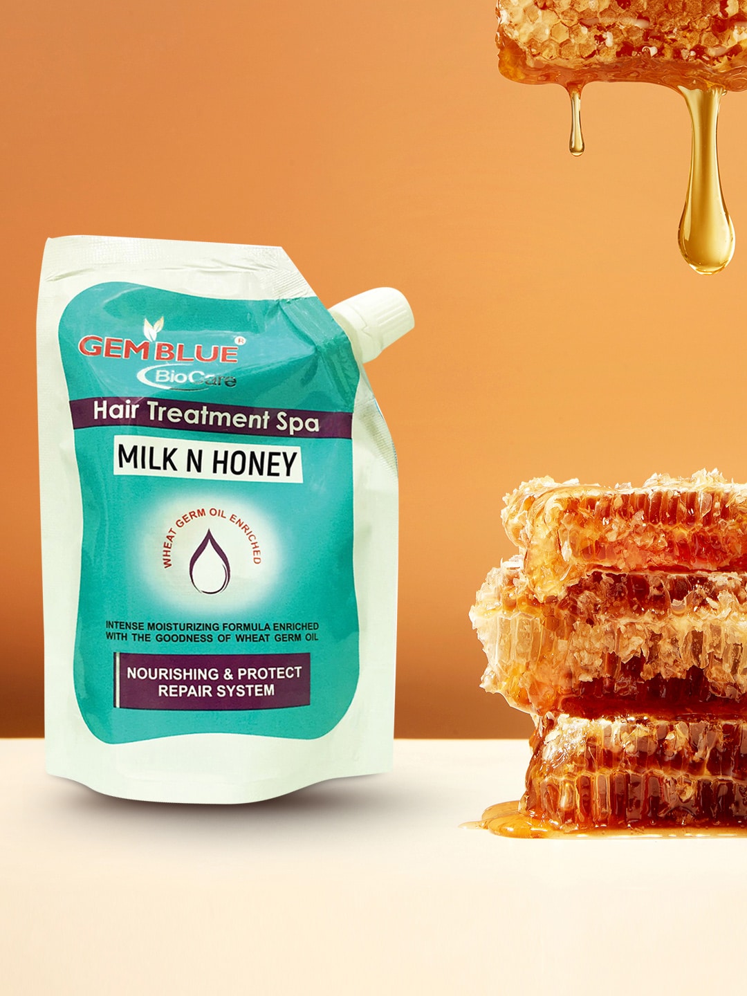 GEMBLUE BioCare Hair Spa Milk & Honey 100ml Combo of 2 Price in India