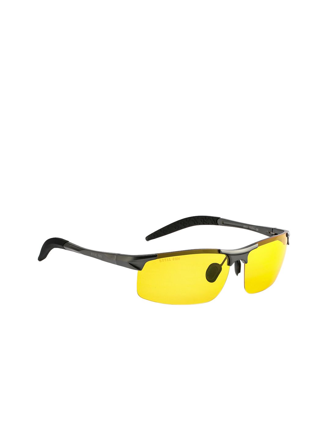 ROYAL SON Men Sports Sunglasses CHI0094-C4-Yellow
