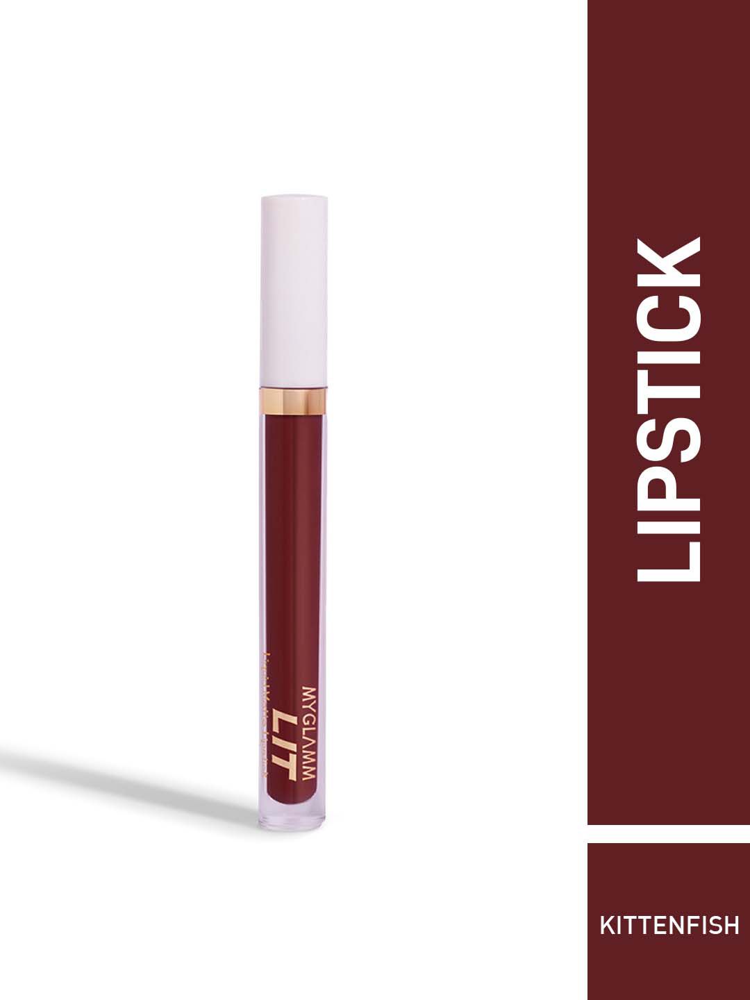 MyGlamm LIT Liquid Matte Lipstick 3 ml - Kittenfish Price in India