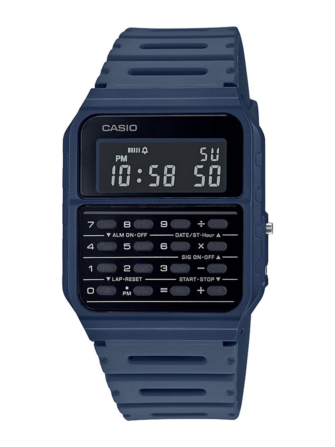 Buy CASIO Unisex Black Dial & Red Straps Digital Chronograph Watch