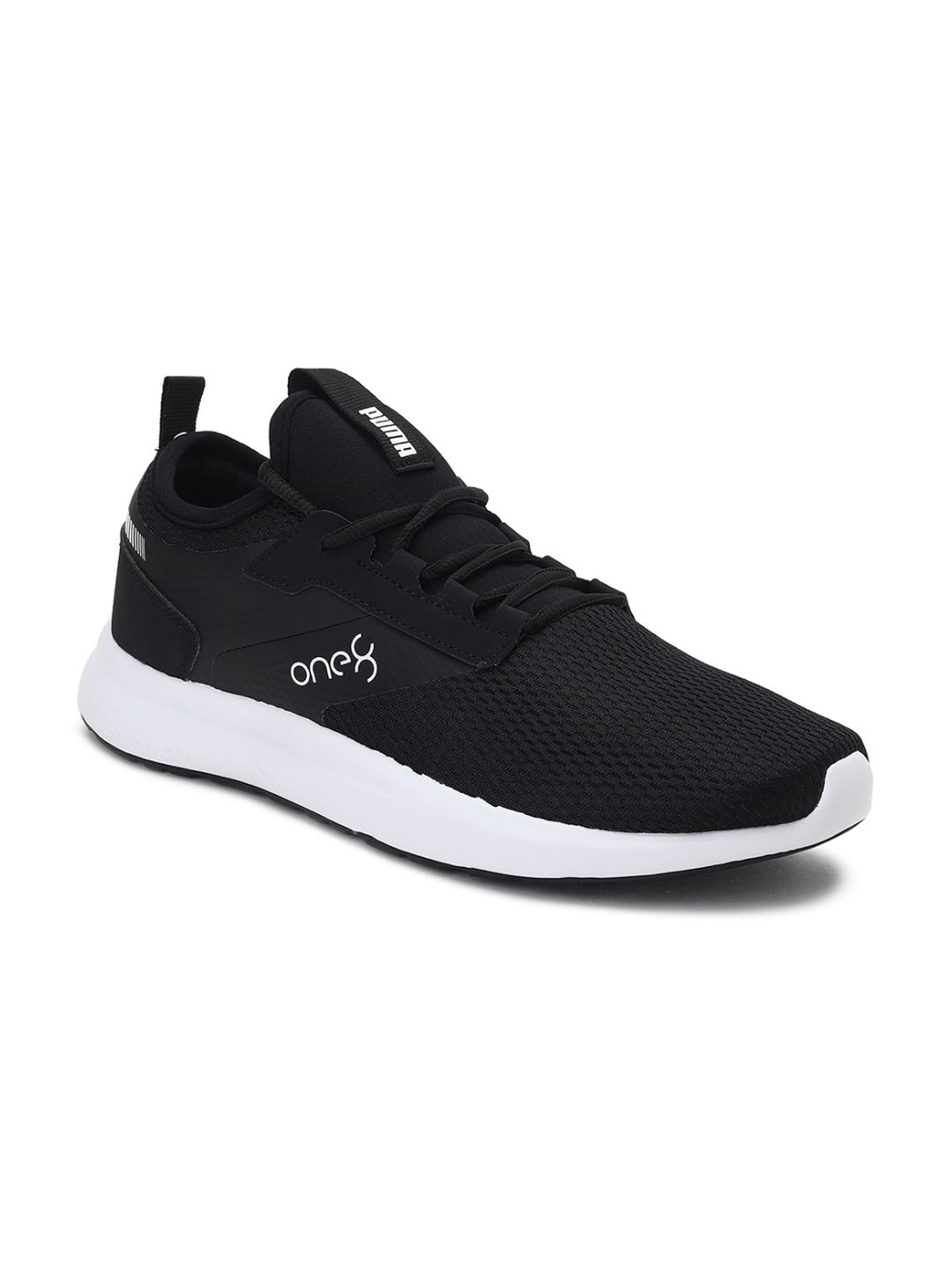 one8 x PUMA Men Black Dart Sneakers deal from myntra