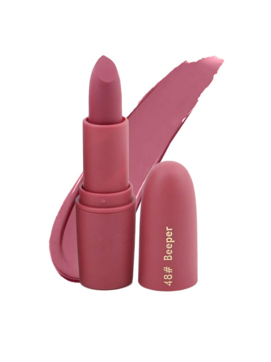 MISS ROSE Pink 48 Beeper Creamy Matte Bullet Lipstick 20g Price in India