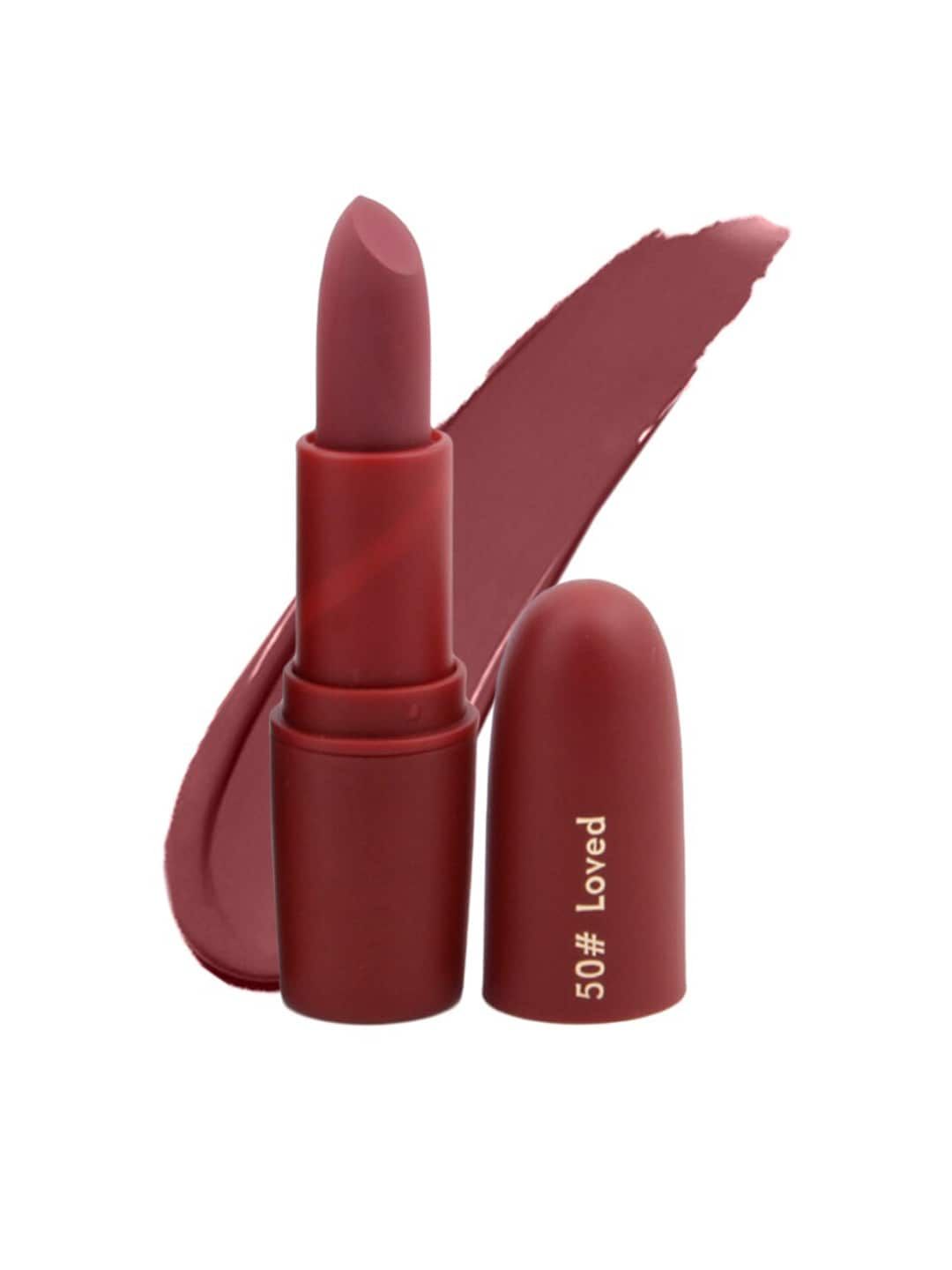 MISS ROSE Creamy Matte Bullet Lipstick - Shade 50 Loved Price in India