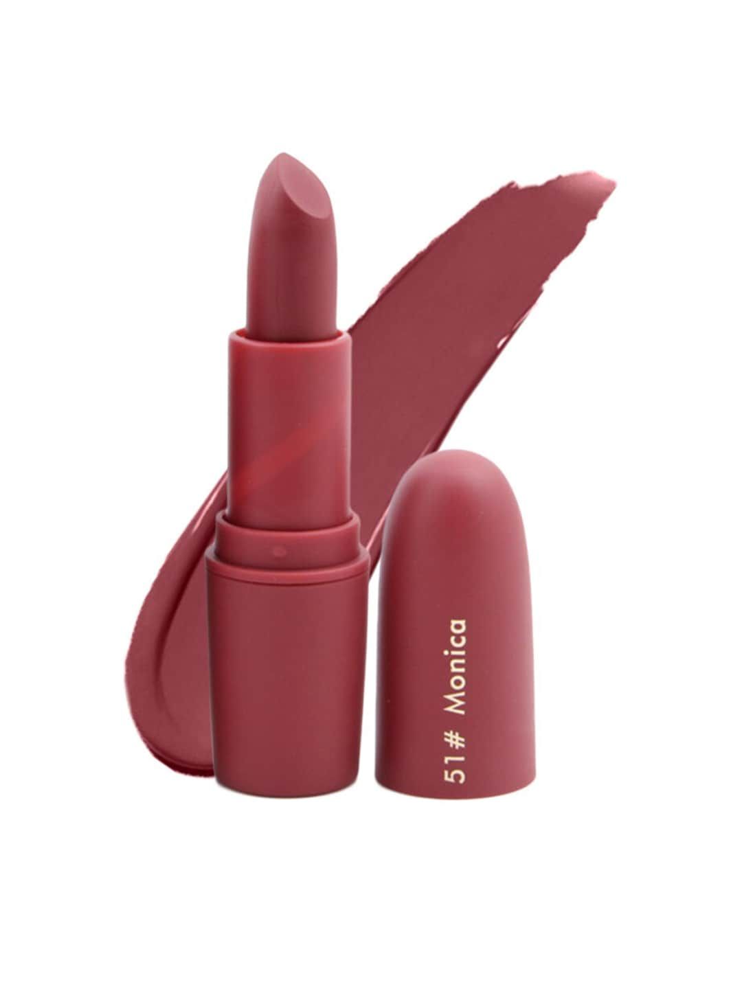 MISS ROSE Brown Creamy Matte Shade 51 Monica Bullet LipStick 7301-026B 51 Price in India