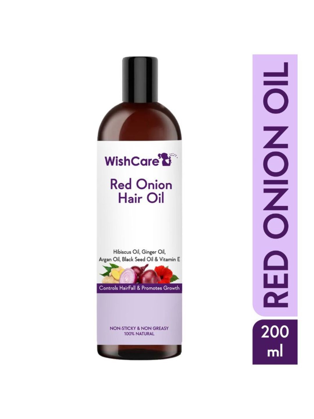 WishCare Red Onion Hair Oil  200ml