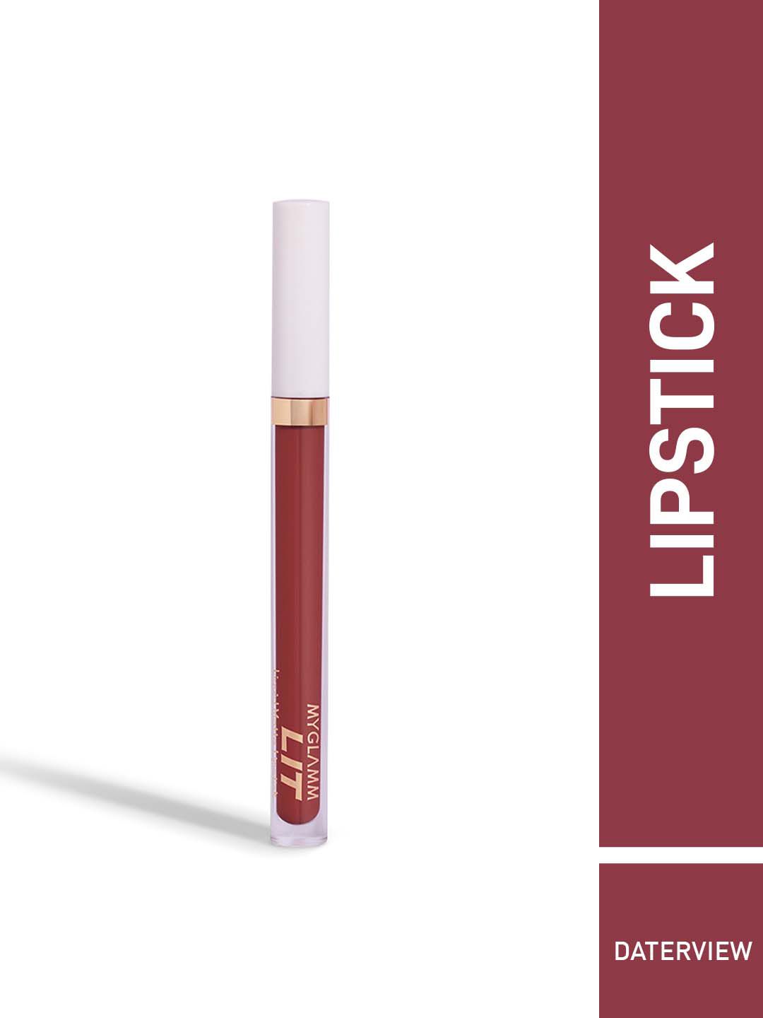 MyGlamm LIT Liquid Matte Lipstick-Daterview-3ml Price in India