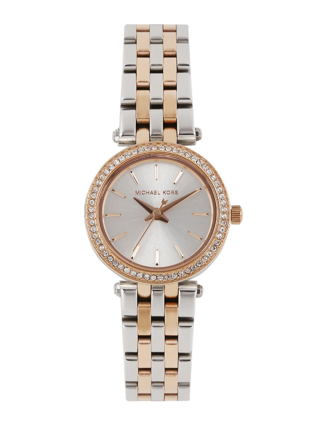 Michael Kors Women Silver-Toned Dial Watch MK3298I-2T Price in India