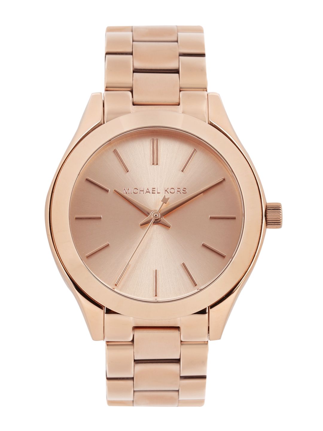 Michael Kors Women Rose Gold-Toned Dial Watch MK3513I Price in India