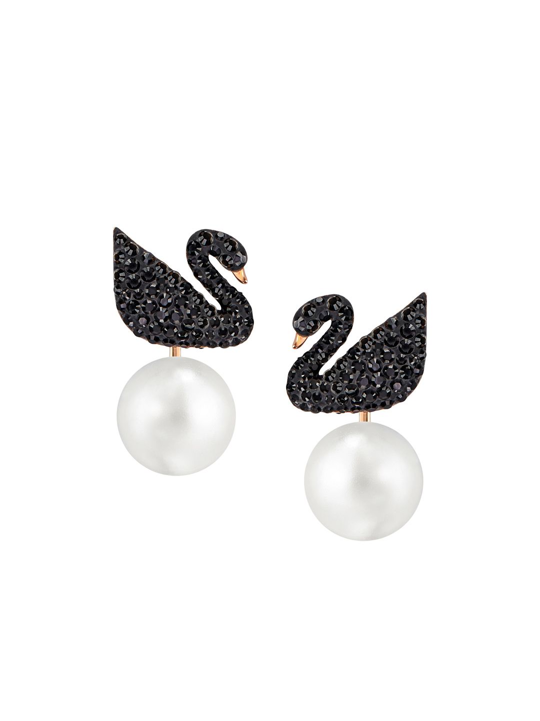 SWAROVSKI Iconic Swan Pierced Earring Jackets Price in India