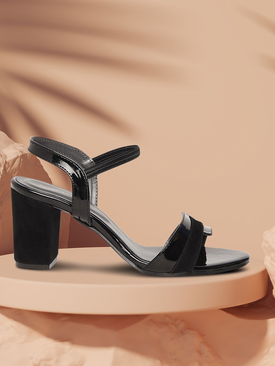 Marc Loire Women Black Solid Block Heels Price in India