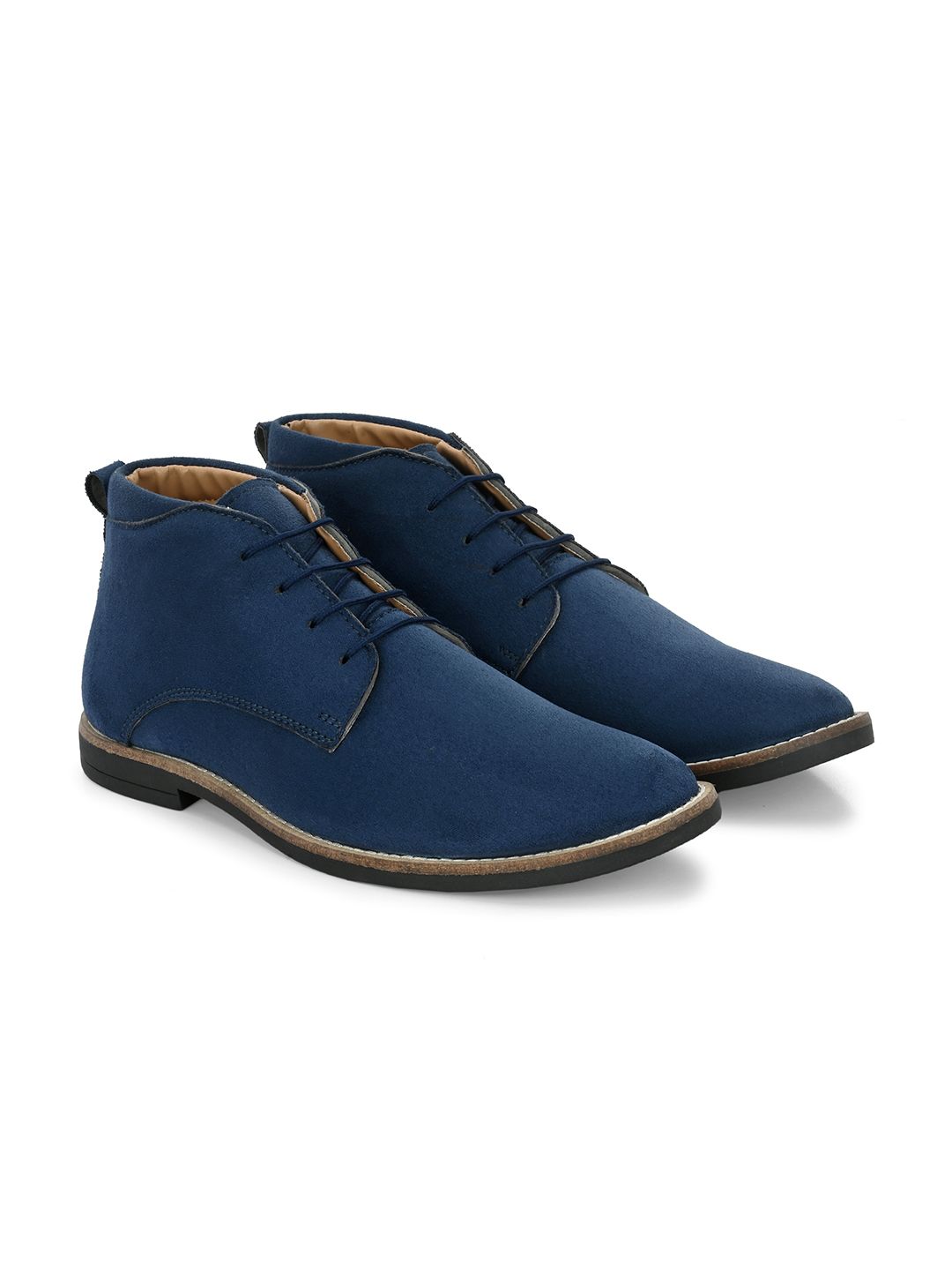 mens blue suede chukka boots