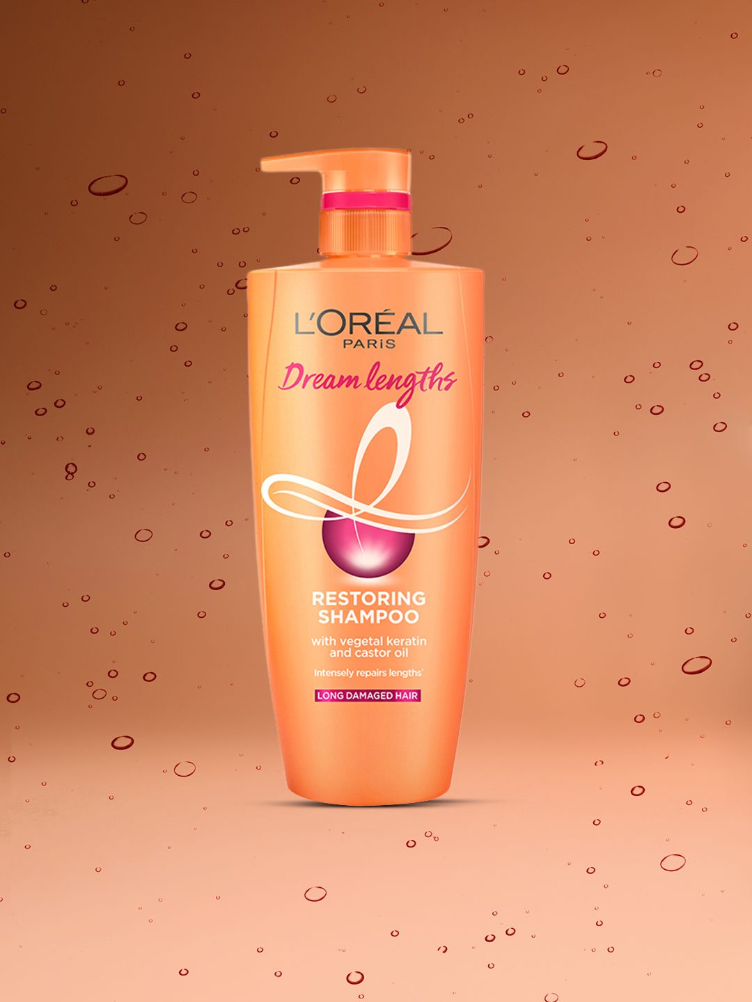 LOreal Paris Dream Lengths Restoring Shampoo with Vegetal Keratin & Castor Oil 1L Price in India