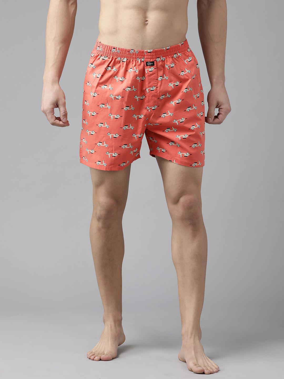 Buy Roadster Men Pack Of 3 Pure Cotton Printed Boxers RDS-KEN-MBOX