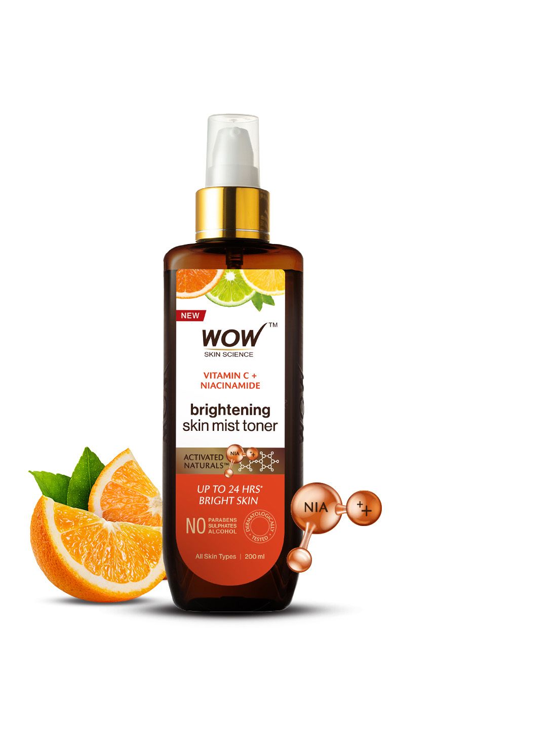 WOW SKIN SCIENCE Vitamin C Skin Mist Toner - 200 ml