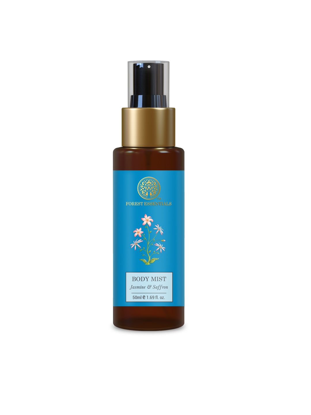 Forest Essentials Travel Size Body Mist Spray Jasmine & Saffron 50ml (Body Spray) Price in India