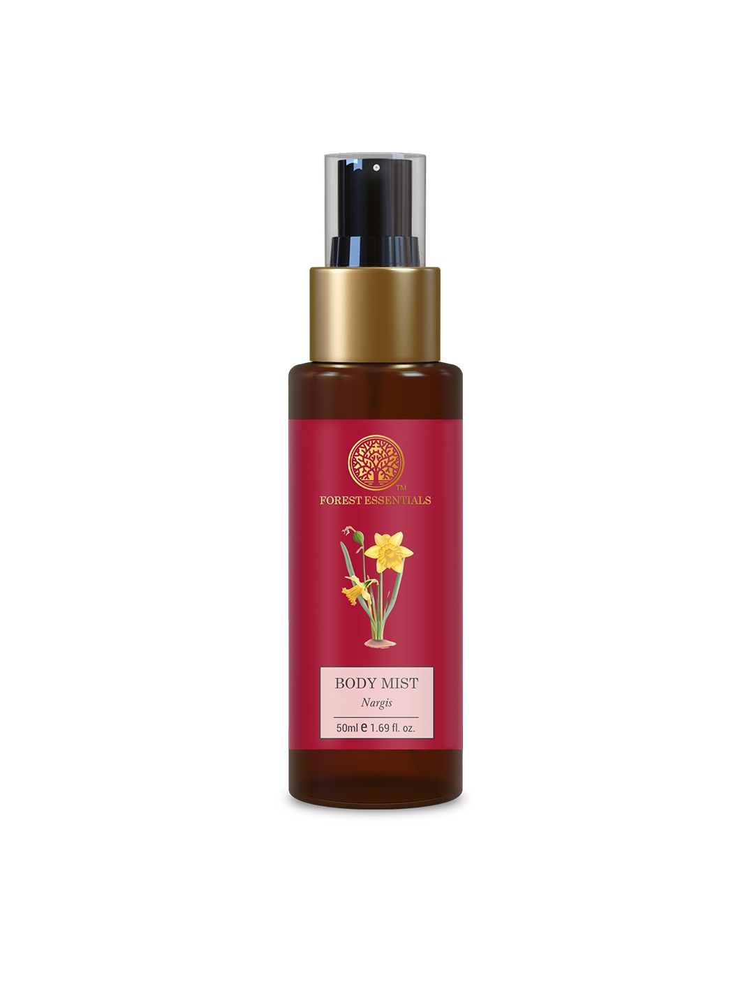 Forest Essentials Travel Size Body Mist spray Nargis with Organic Aloe Vera 50ml Price in India