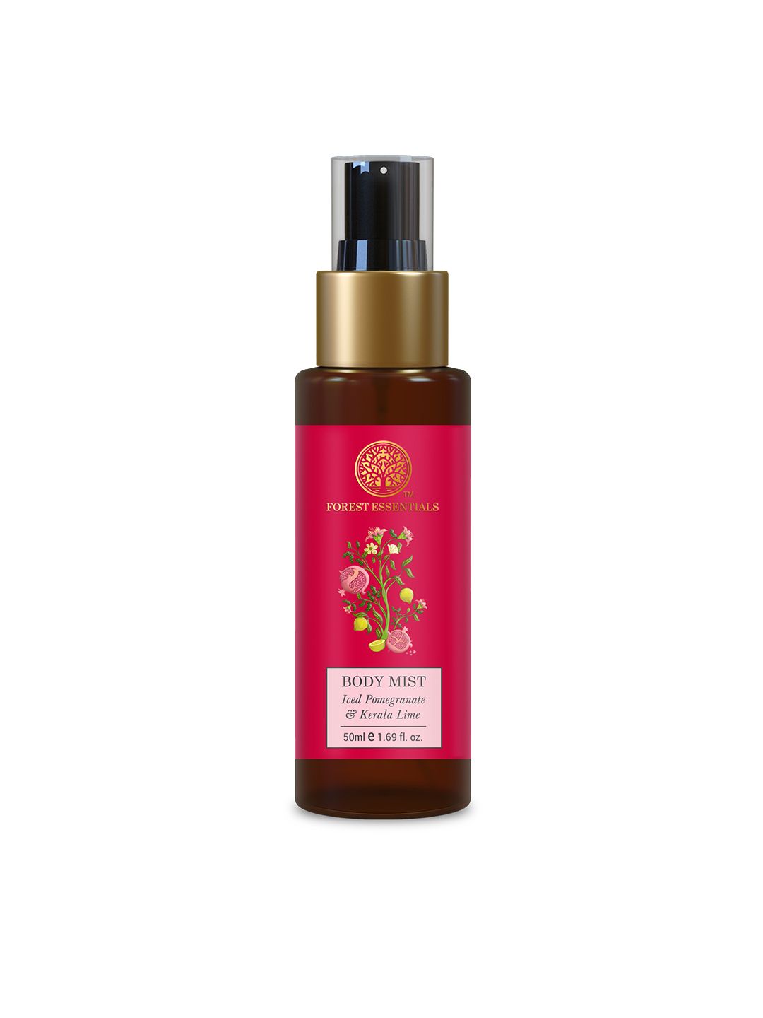 Forest Essentials Travel Size Body Mist spray Iced Pomegranate & Kerala Lime 50ml Price in India