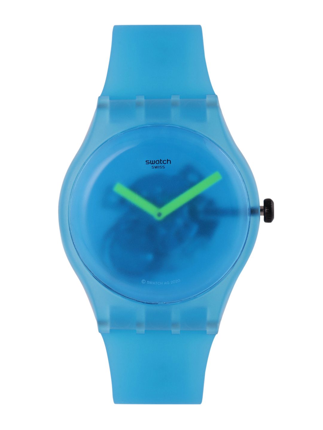 Swatch Unisex Blue Swiss Made Water Resistant Analogue Watch SUOS112 Price in India