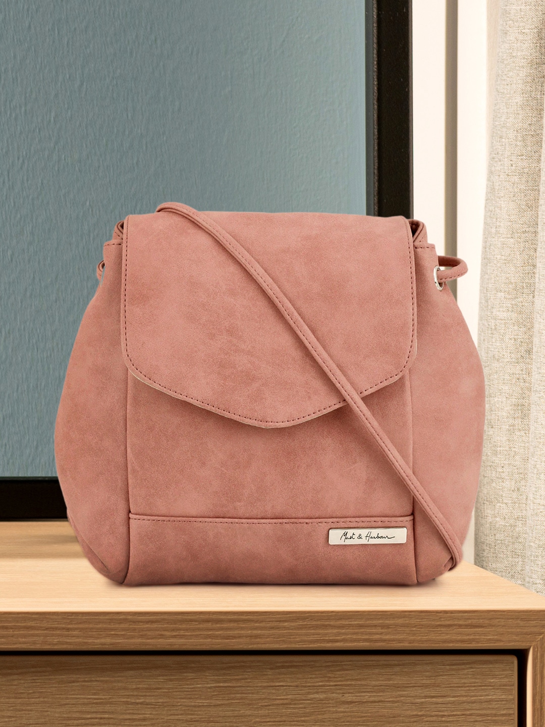 Mast & Harbour Pink Backpack cum Sling Bag Price in India