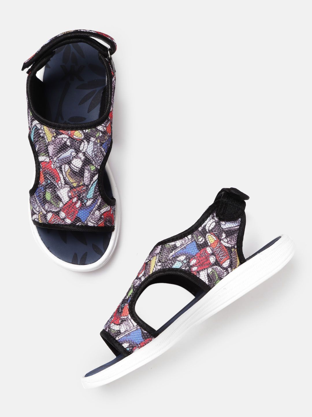 Kook N Keech Women Multicoloured Sneakers Print Sports Sandals Price in India