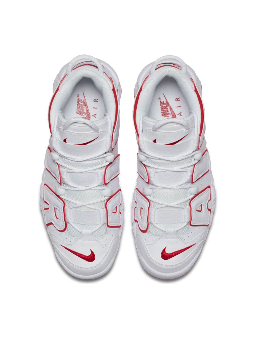 Buy Nike Men White Printed AIR MORE UPTEMPO '96 Sneakers - Casual